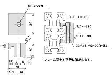 説明：サイドロック40　セット