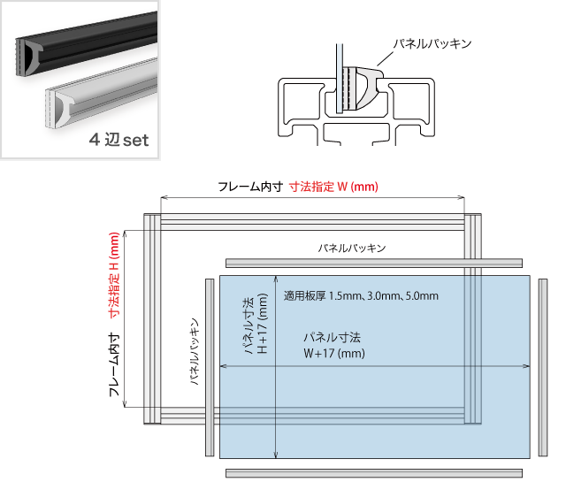 ゆき枠 RP4SET - ユキ技研株式会社