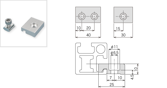 ベースブロック40　BB4T