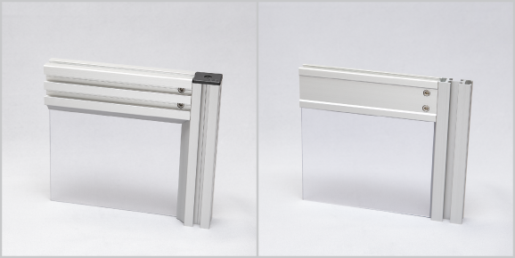 軽構造アルミフレーム接続サンプル