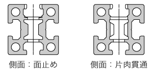 フレーム側面ザグリ穴加工